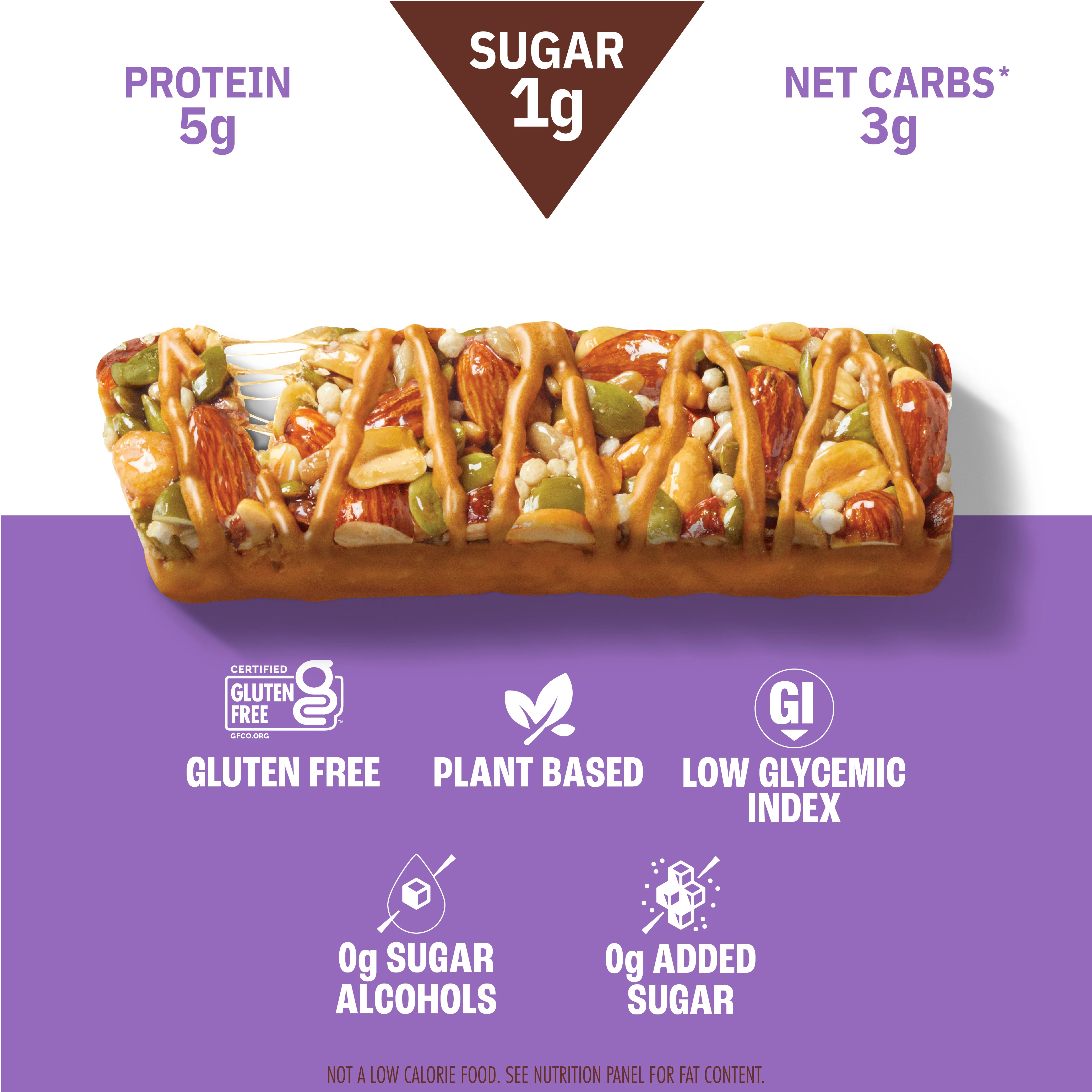 Caramel Sea Salt Nut & Seed Bar, 24-Count - Image 3
