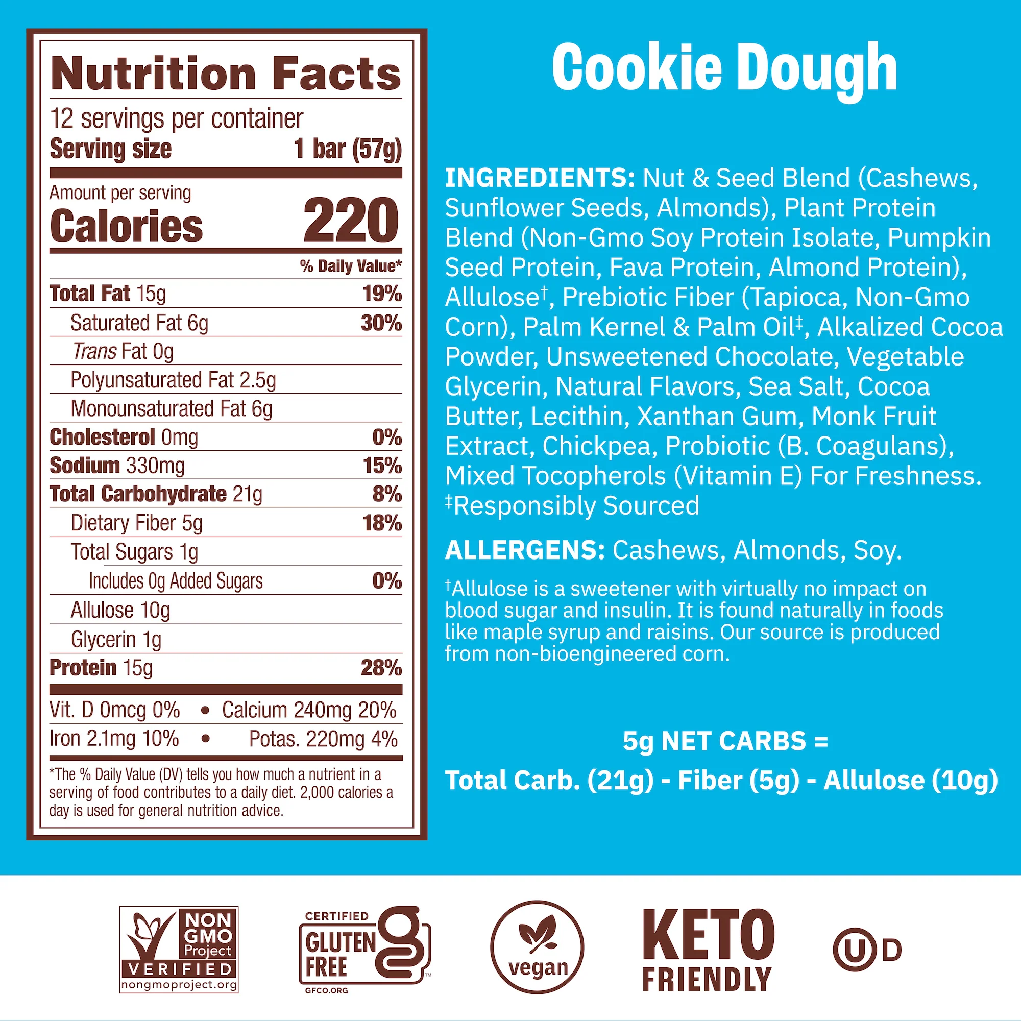 Probiotic Protein™ Bar Variety Pack, 5-Count - Image 3